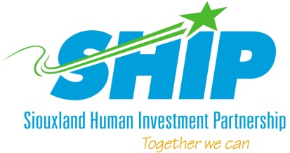 SHIP Siouxland Human Investment Partnership Together We Can